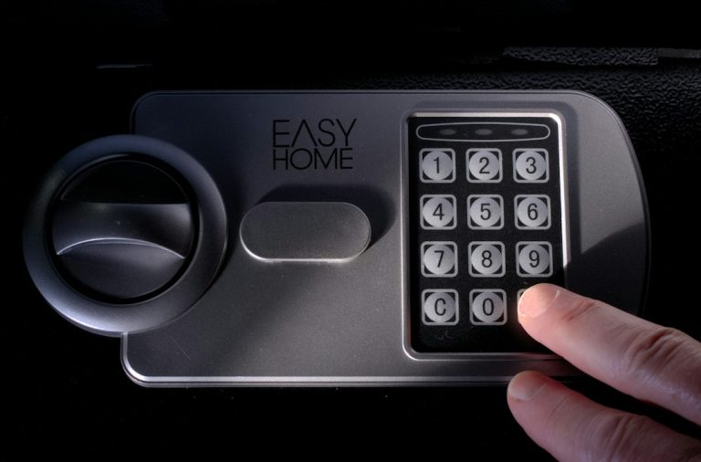 Electronic security control panel and keypad